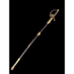 French Officer's Naval Saber With Markings. Model 1853/1870.