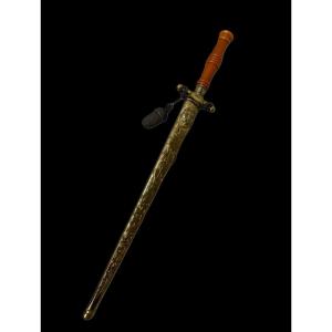 Danish Naval Dagger With Dress Knot