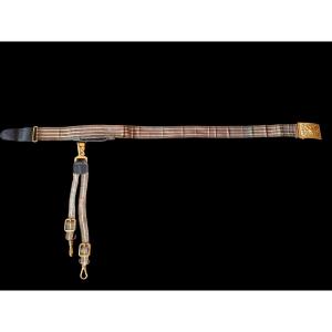 Model 1902 U.s. Infantry Officer's Belt. Mclilley & Co. Made In Columbus.