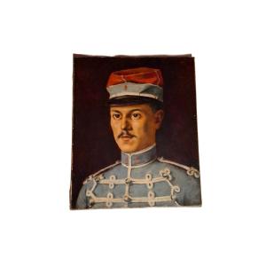 A French Hussar In An Atilla With A Kepi. Colonial Version. Chasseur d'Afrique. 4th Regiment