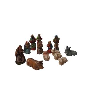 Nativity Scenes From Marolin. Depicting Joseph And Mary With The Infant Jesus. Etc.