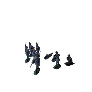 Nine French Lead Soldiers, Made By Quiralu