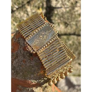 Louis Philippe 18k Gold Cuff Bracelet 