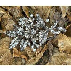 Trembling Brooch, Silver, Gold, Diamonds