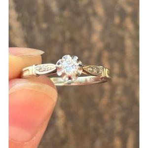 Platinum Solitaire Ring