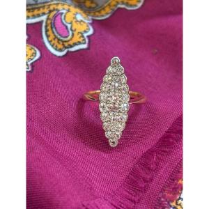 Marquise Ring Gold & Diamonds