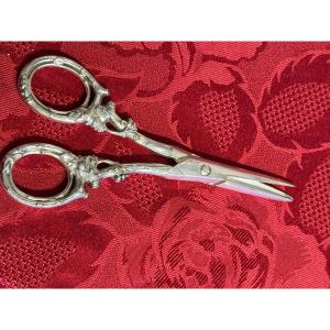 Silver Bronze Grape Scissors
