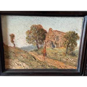 Oil On Canvas. Charles Magnier