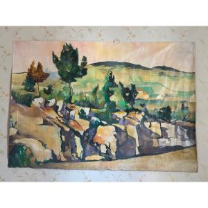 Large Oil On Canvas “malvina”