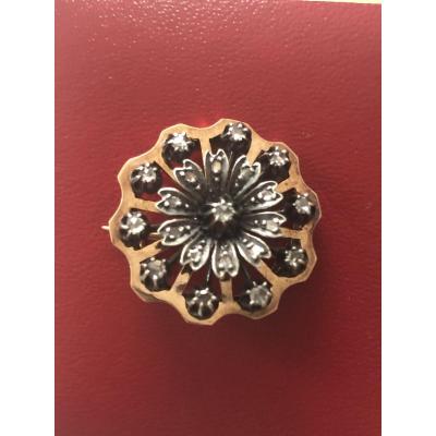 Gold And Shiny Brooch