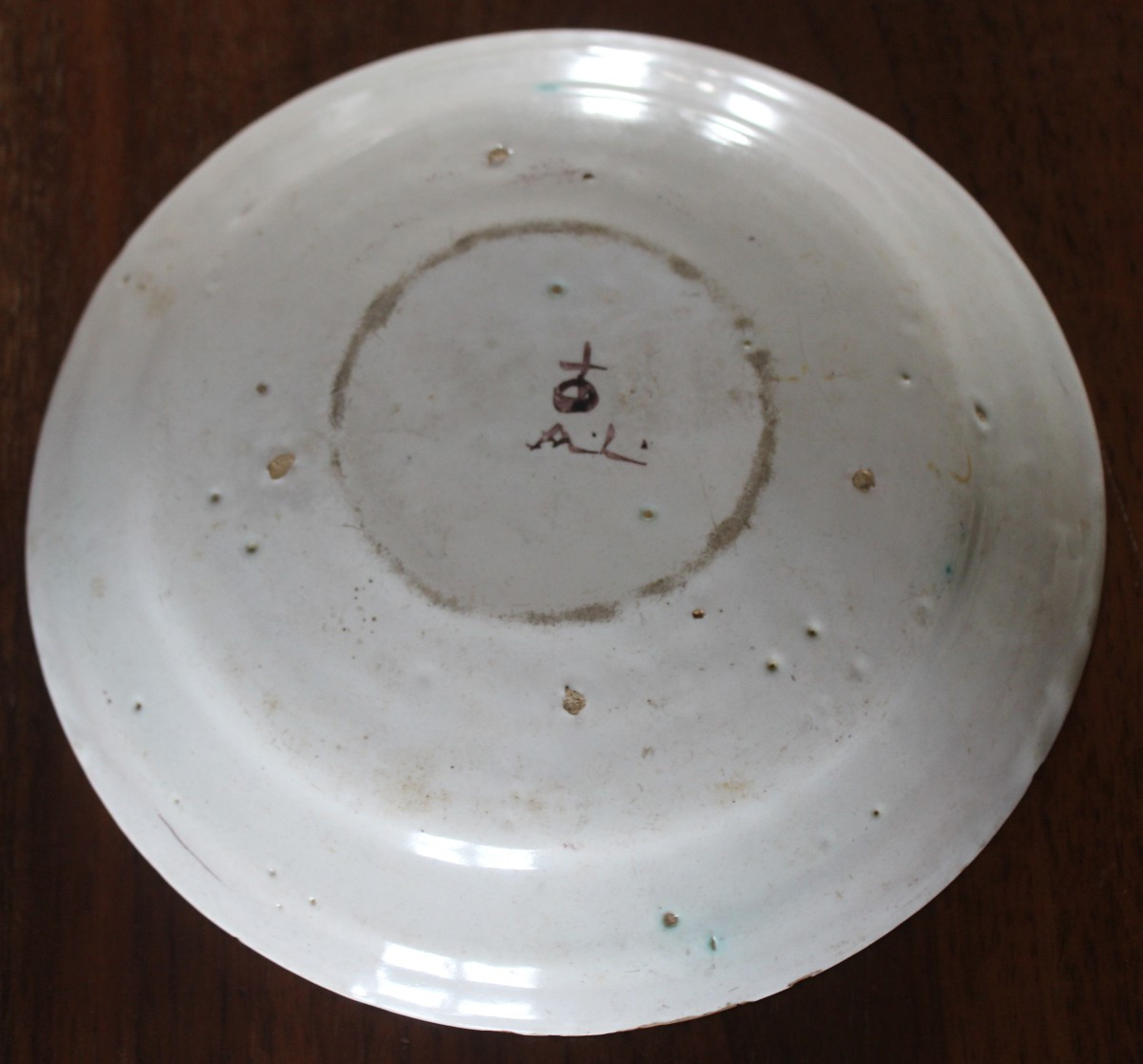 QUATTRO PIATTI IN MAIOLICA POLICROMA, SAVONA XVIII SECOLO, BOTTEGA DI ANGELO LEVANTINO.-photo-5