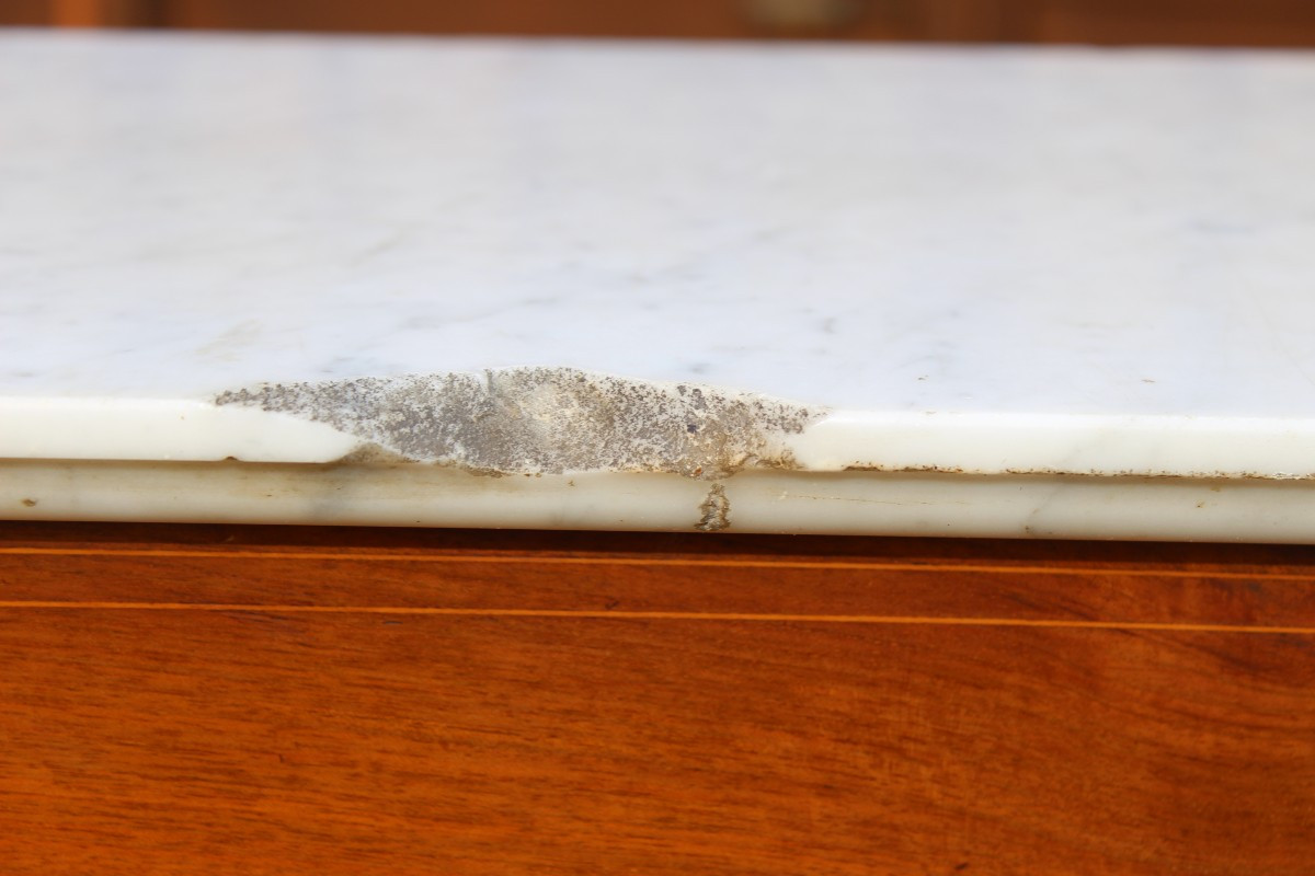 VETRINA/LIBRERIA  DI EPOCA LUIGI FILIPPO IN NOCE FILETTATA, METà DEL XIX SECOLO.-photo-7