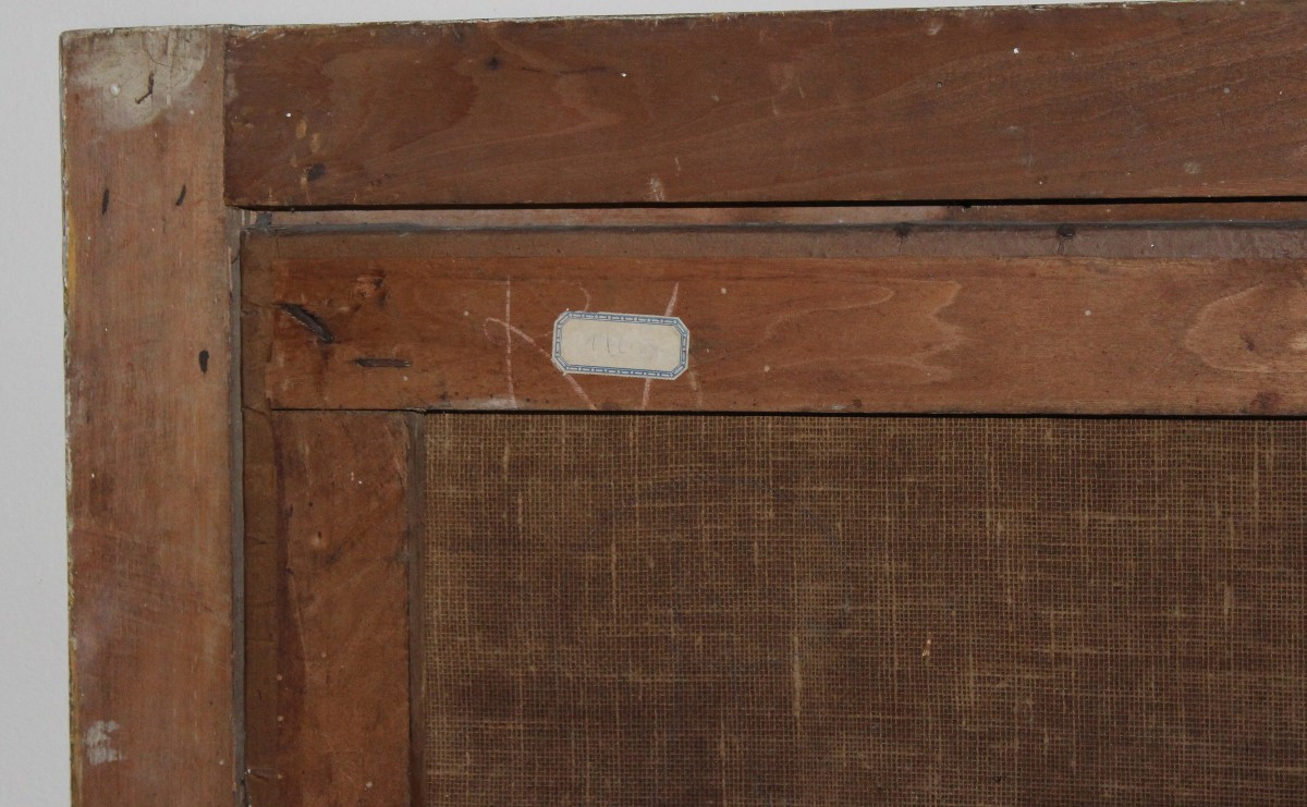 "ATLANTA PIANGE MELEAGRO MORENTE" GRANDE OLIO SU TELA, DELLA FINE DEL XVIII SECOLO.-photo-4