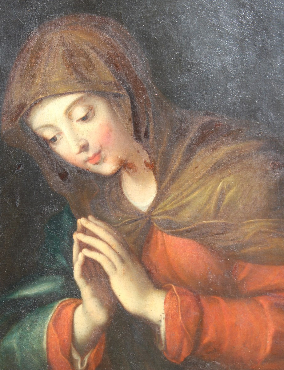 ANTONIO CAVALLUCCI 1752-1795 (cerchia di) "MADONNA ORANTE", XVIII SECOLO.
