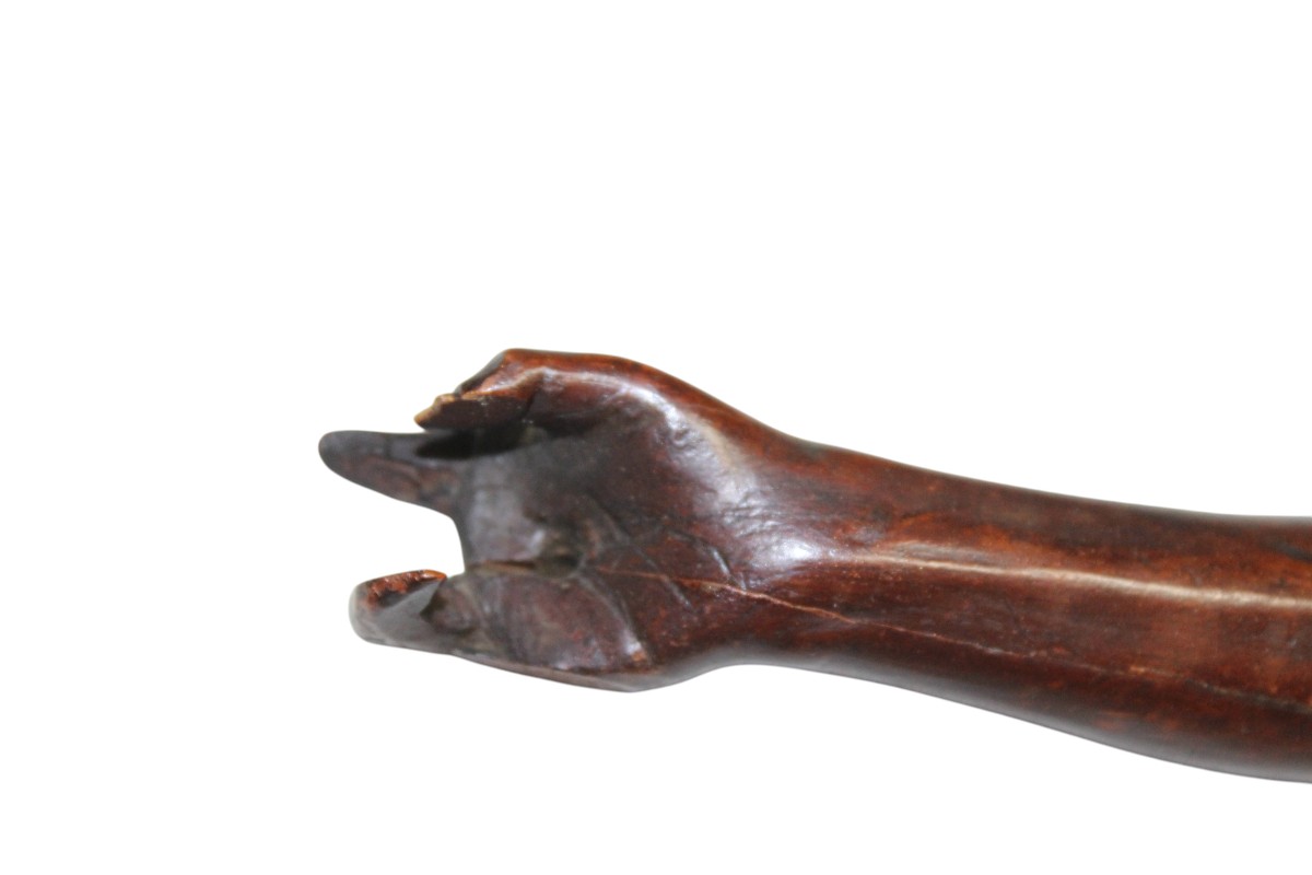 CRISTO IN LEGNO DI BOSSO INTAGLIATO, XVIII SECOLO.-photo-4