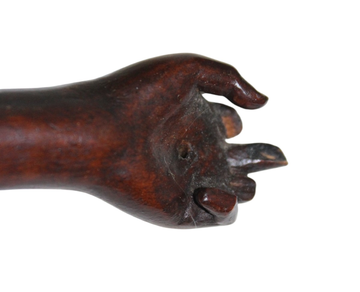 CRISTO IN LEGNO DI BOSSO INTAGLIATO, XVIII SECOLO.-photo-5