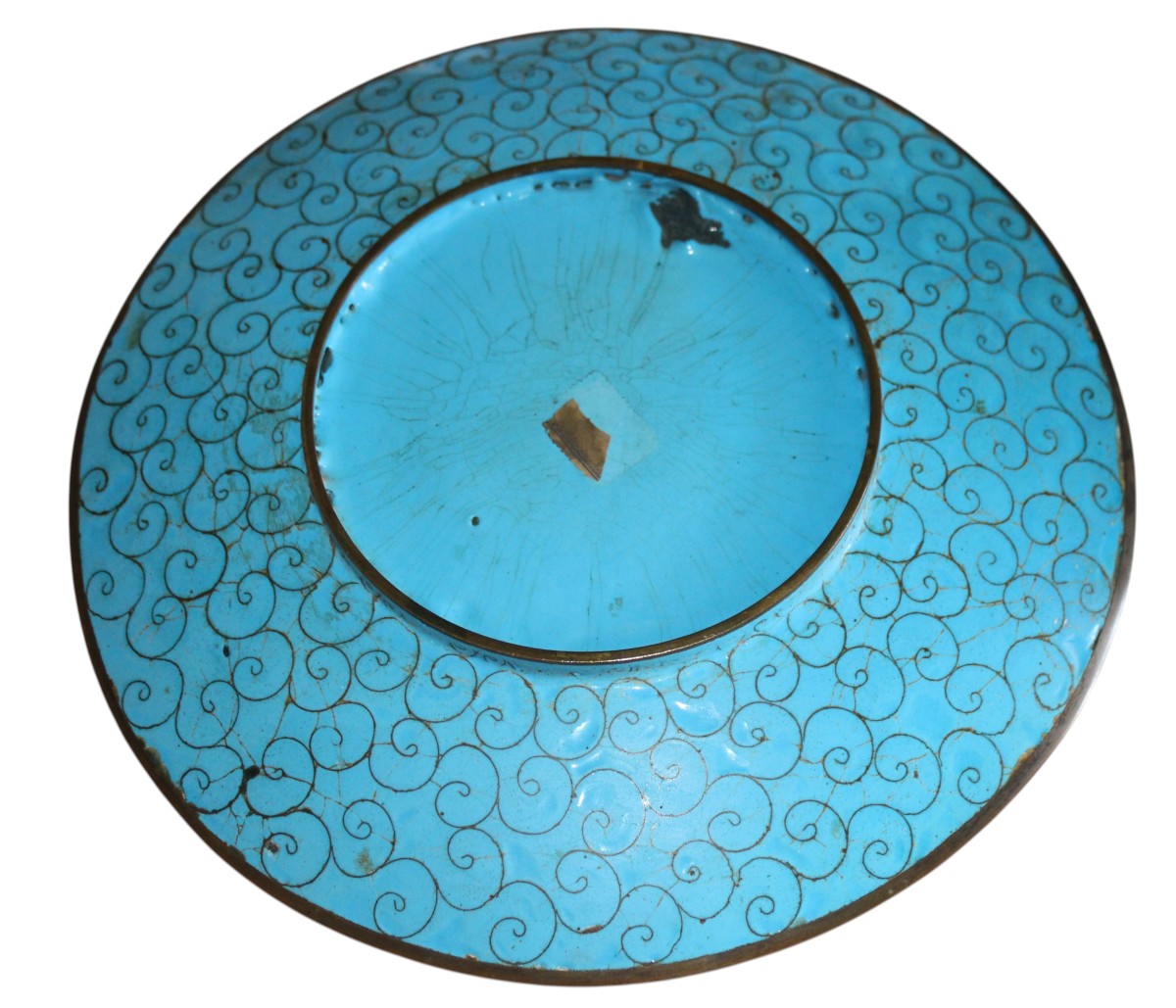PIATTO CLOISONNè GIAPPONESE, MEIJI PERIODO, FINE DEL XIX SECOLO.-photo-3