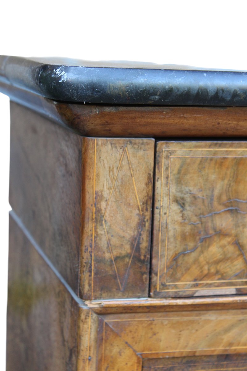SECRETAIRE INTARSIATO LUIGI FILIPPO, METà DEL XIX SECOLO.-photo-7