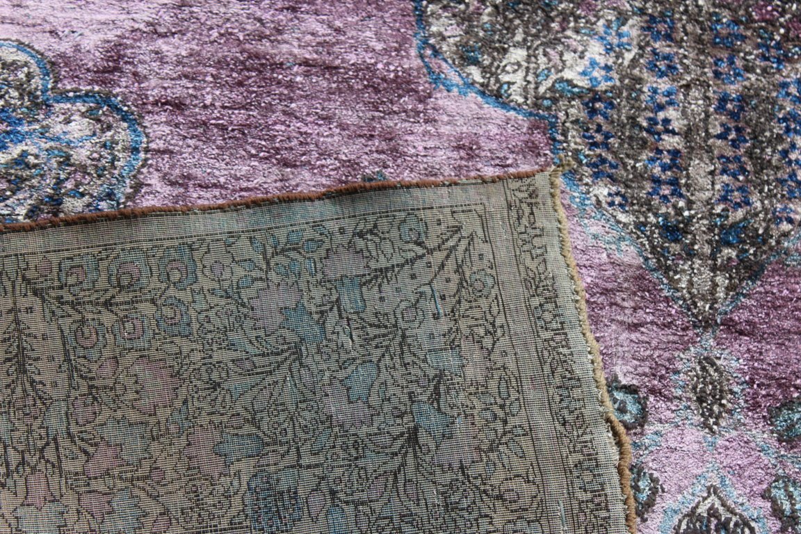 Rare Tapis Kashan Antique En Soie (antique Silk Kashan Carpet) Debut XX Siecle-photo-1
