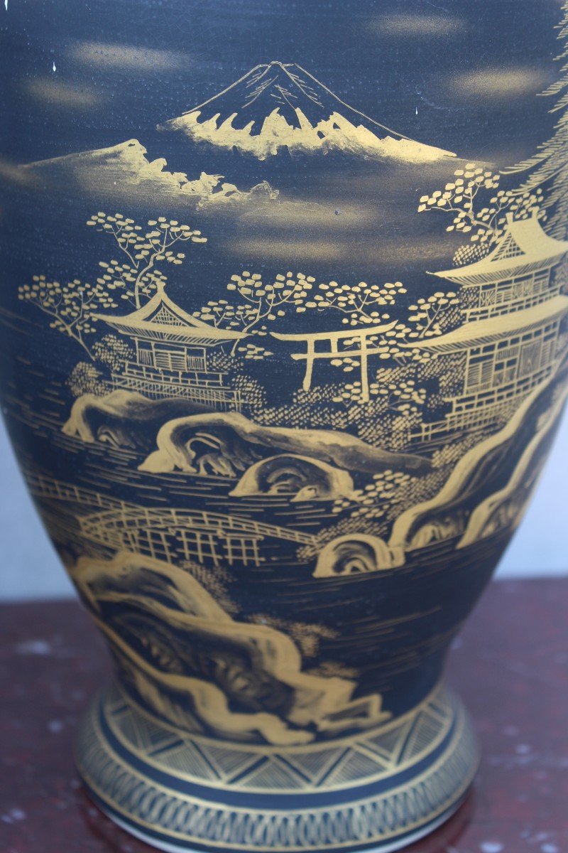 Paire Des Vases En Porcelain Satsuma, Japon Meiji Period, Fine XIX Siecle-photo-3