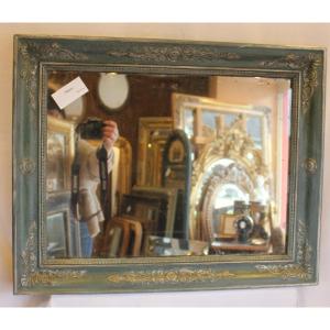 Small Empire Rectangle Mirror Patina And Mercury Ice 54 X68 Cm