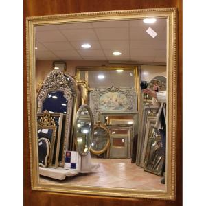 108 X 132 Cm Rectangular Mirror, Fine Gold Leaf Molding