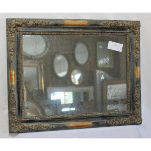 Small Restoration Mirror, Patina And Mercury Ice 49 X 61 Cm