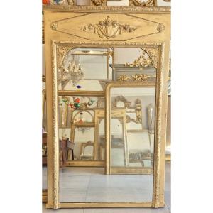Art Deco Trumpet Mirror With Beveled Glass, 105*170 Cm