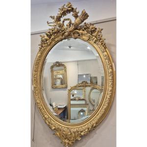 Napoleon III Oval Mirror 80*125cm