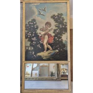 Louis XVI Trumeau Mirror 78*150 Cm