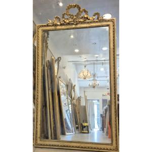 Louis XVI Gilded Mirror 77*132cm