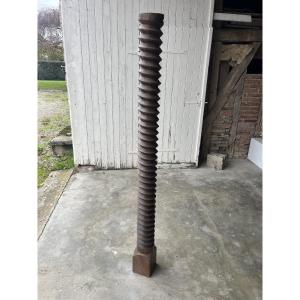 Important Press Screw - 19th Century