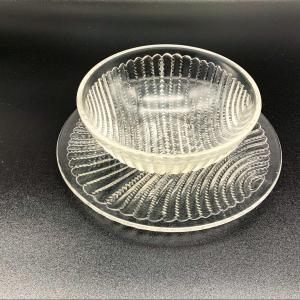 R.lalique Cup And Display Stand Lines