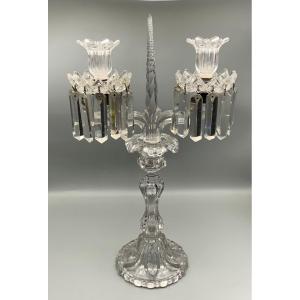Saint Louis Girandole Crystal 2 Arms