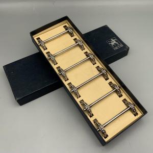 Ercuis 6 Pearl Knife Holders