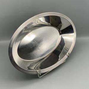 Christofle Ondulations Bread Basket By Luc Lanel
