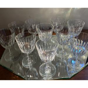 Baccarat 10 Cassino Crystal Water Glasses