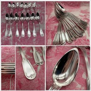 Christofle 14 Soup Spoons
