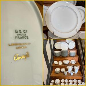 Bernardaud / Christofle 101-piece Dinner Service