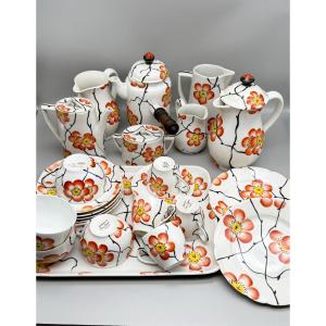 Delvaux Paris 24-piece Porcelain Tea, Coffee And Chocolate Service 