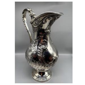 Large Silver-plated Ewer 
