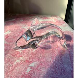 Daum France Crystal Dolphin 