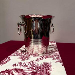 Silver-plated Metal Champagne Bucket 