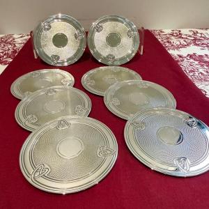 Christofle 8 "louis Philippe" Coasters