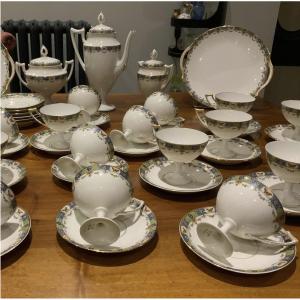 83-piece Coffee And Dessert Set In Limoges Porcelain