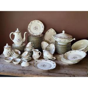 Limoges Porcelain Dinner Service 84 Pieces