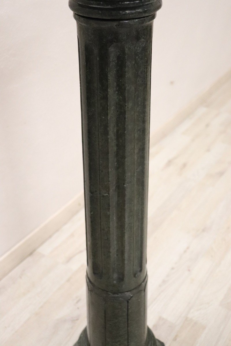 Colonna antica in marmo verde, XIX secolo-photo-4