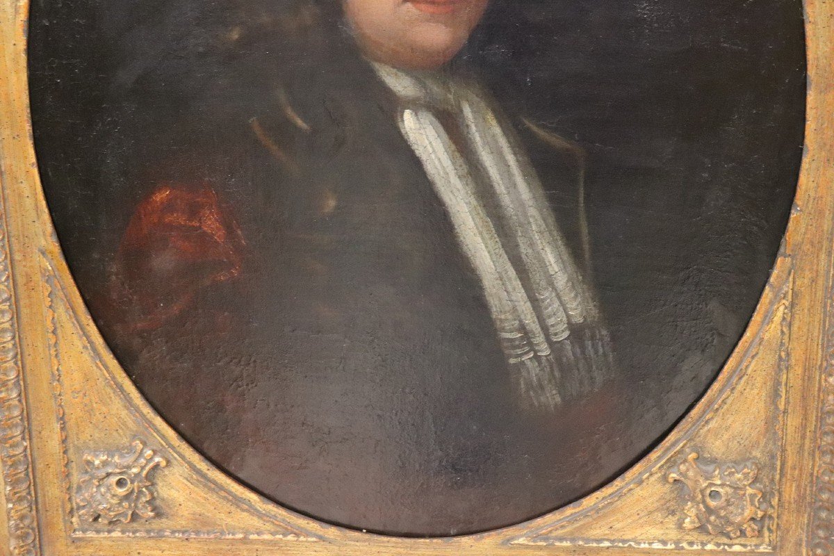 Ritratto di gentiluomo, olio su tela, XVIII secolo-photo-4