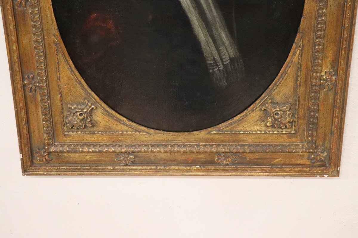 Ritratto di gentiluomo, olio su tela, XVIII secolo-photo-1