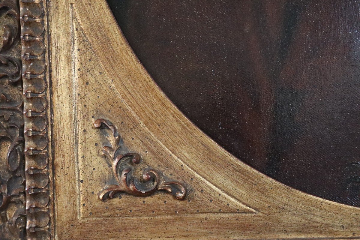 Ritratto di gentiluomo, XVIII secolo, olio su tela-photo-2